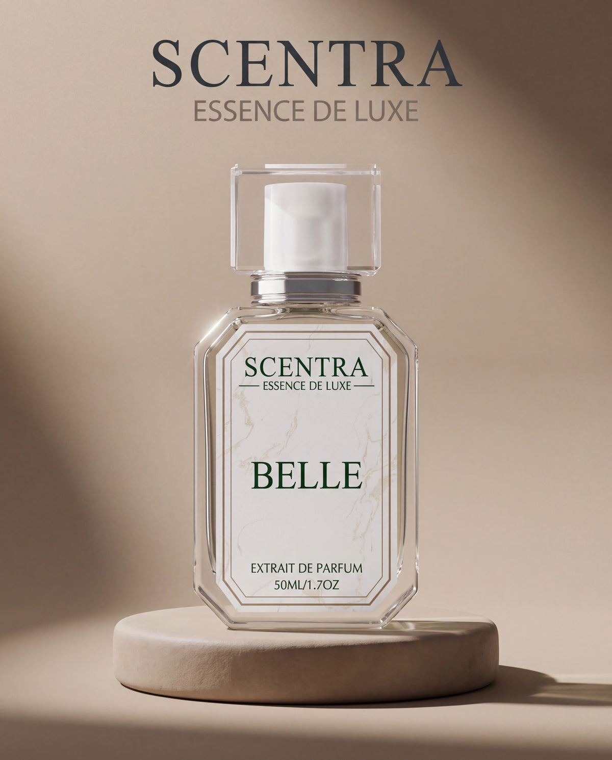 Scentra Belle extrait de parfum 50ml bottle