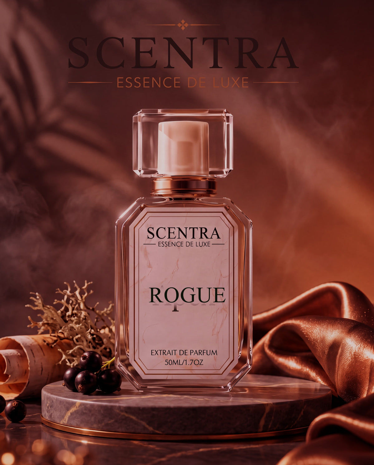 Scentra Rogue extrait de parfum 50ml bottle