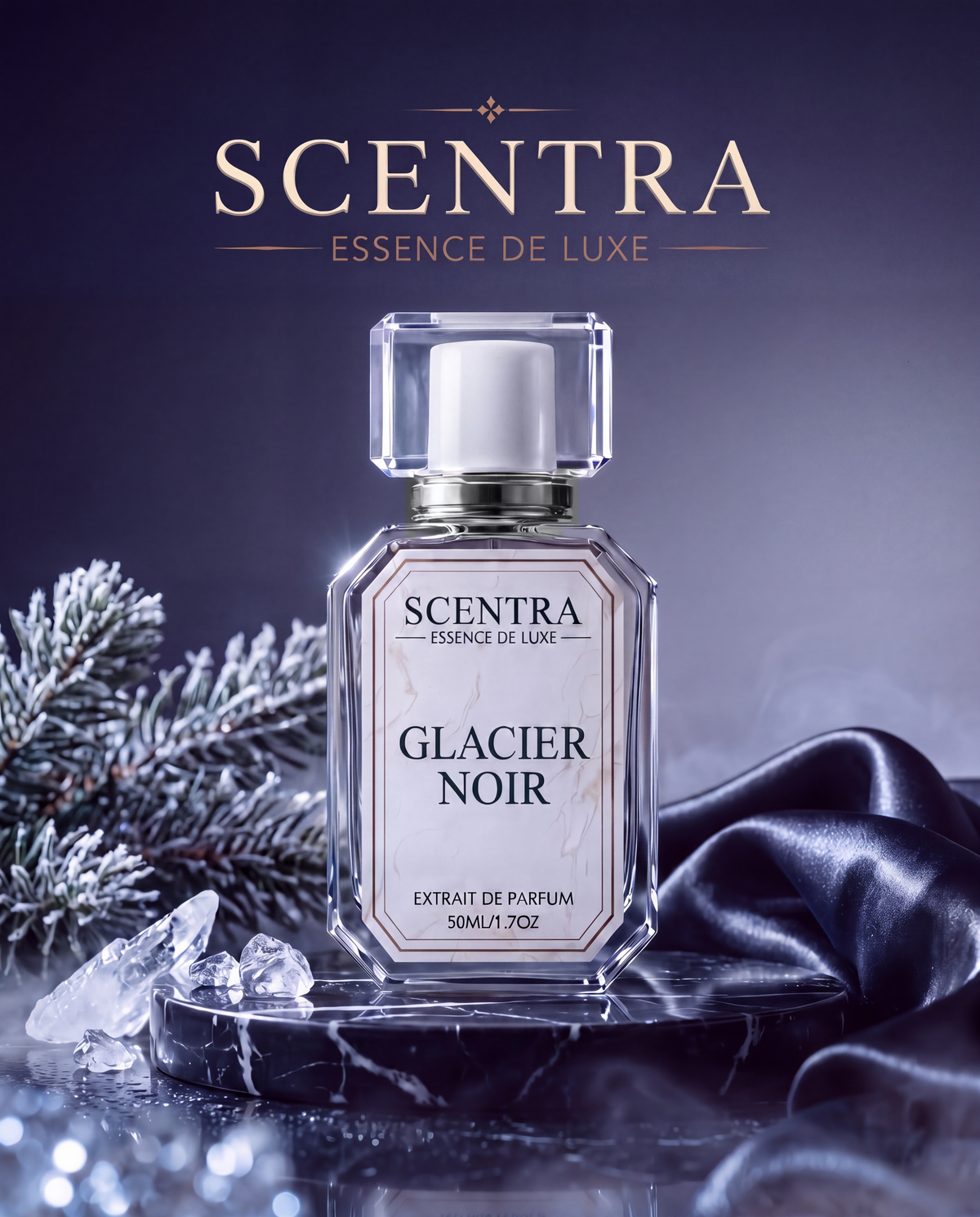 Scentra Glacier Noir extrait de parfum 50ml — brand product card